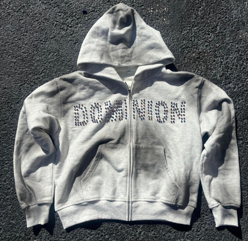 Dominion Runway Rhinestone Hoodie