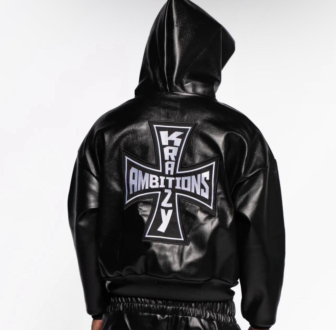 Krazy Ambition Leather Crop Jacket