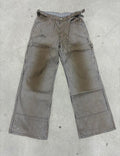 Dominion Runway Pinstripe Carpenter Burnt Baggy Pants