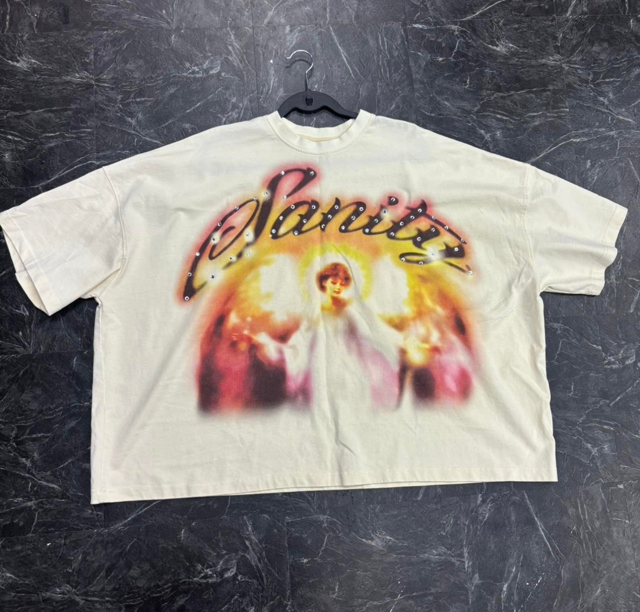 Sanity4Eve Crop Jesus Tee