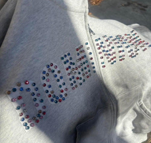 Dominion Runway Rhinestone Hoodie