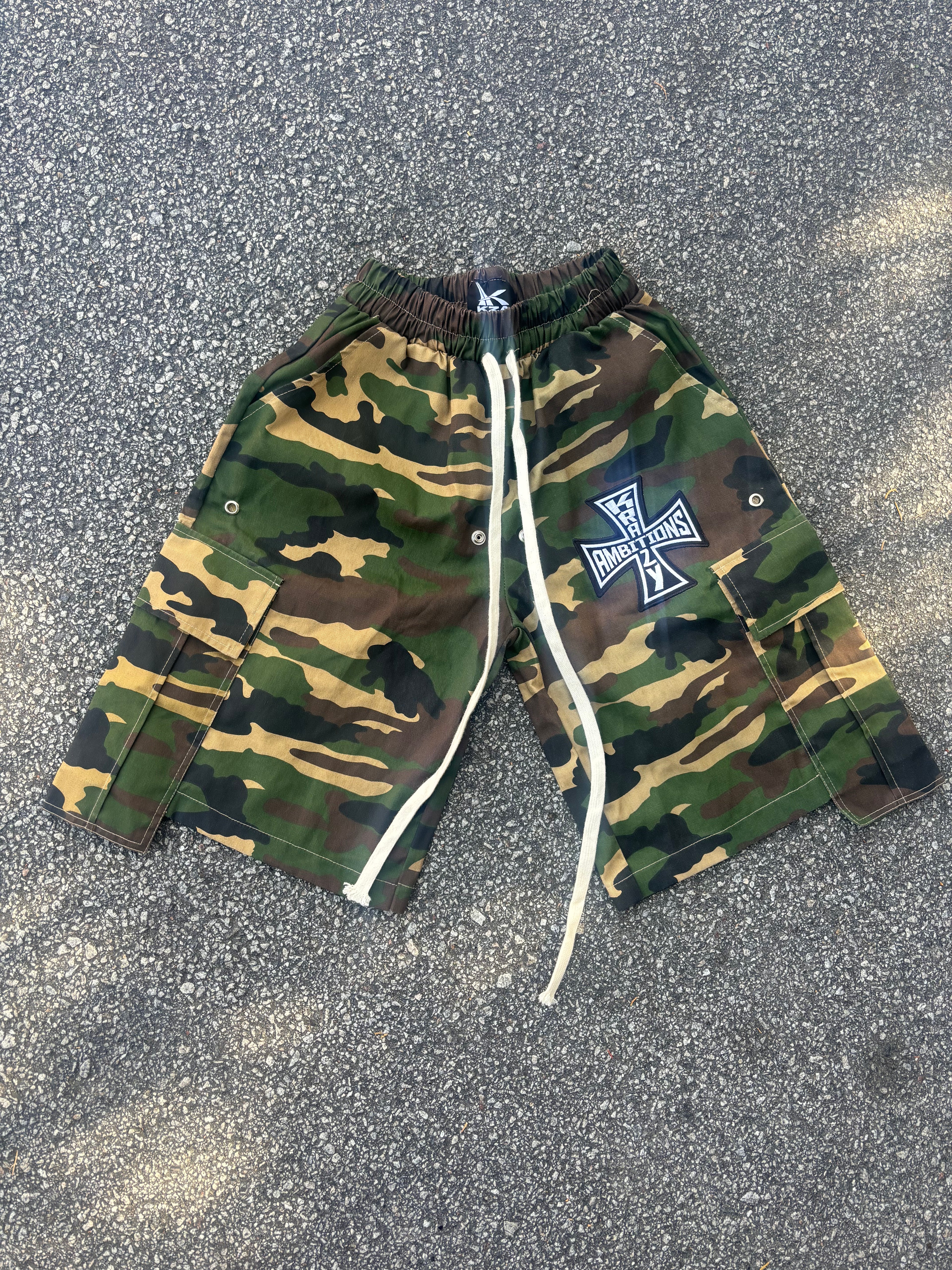 Krazy Ambition Camo Jorts